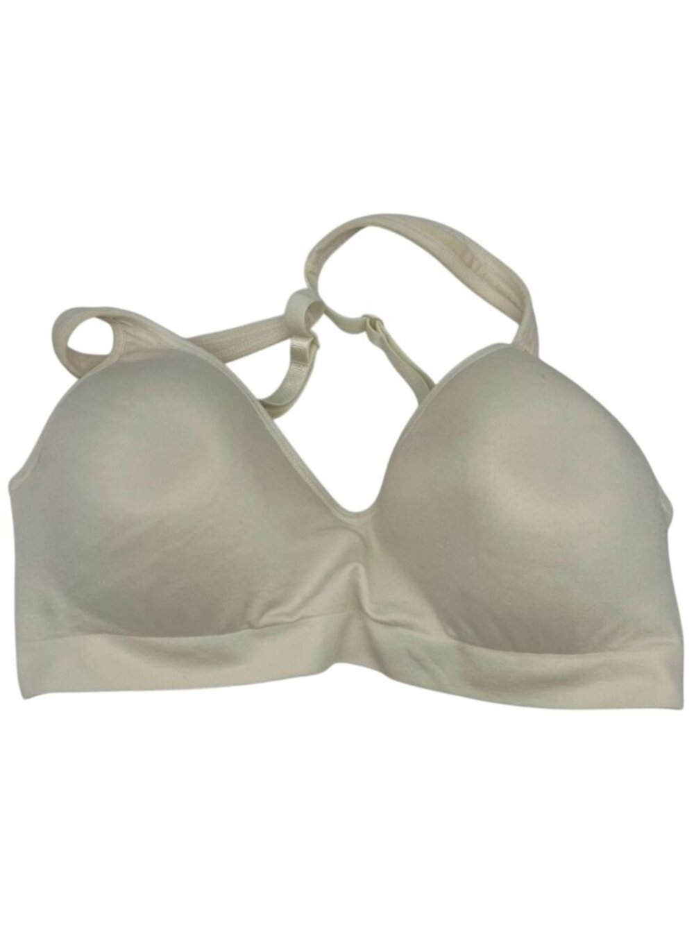 Carole Hochman Women's Seamless Comfort Bra Wire Free Stretch Size Medium Beige